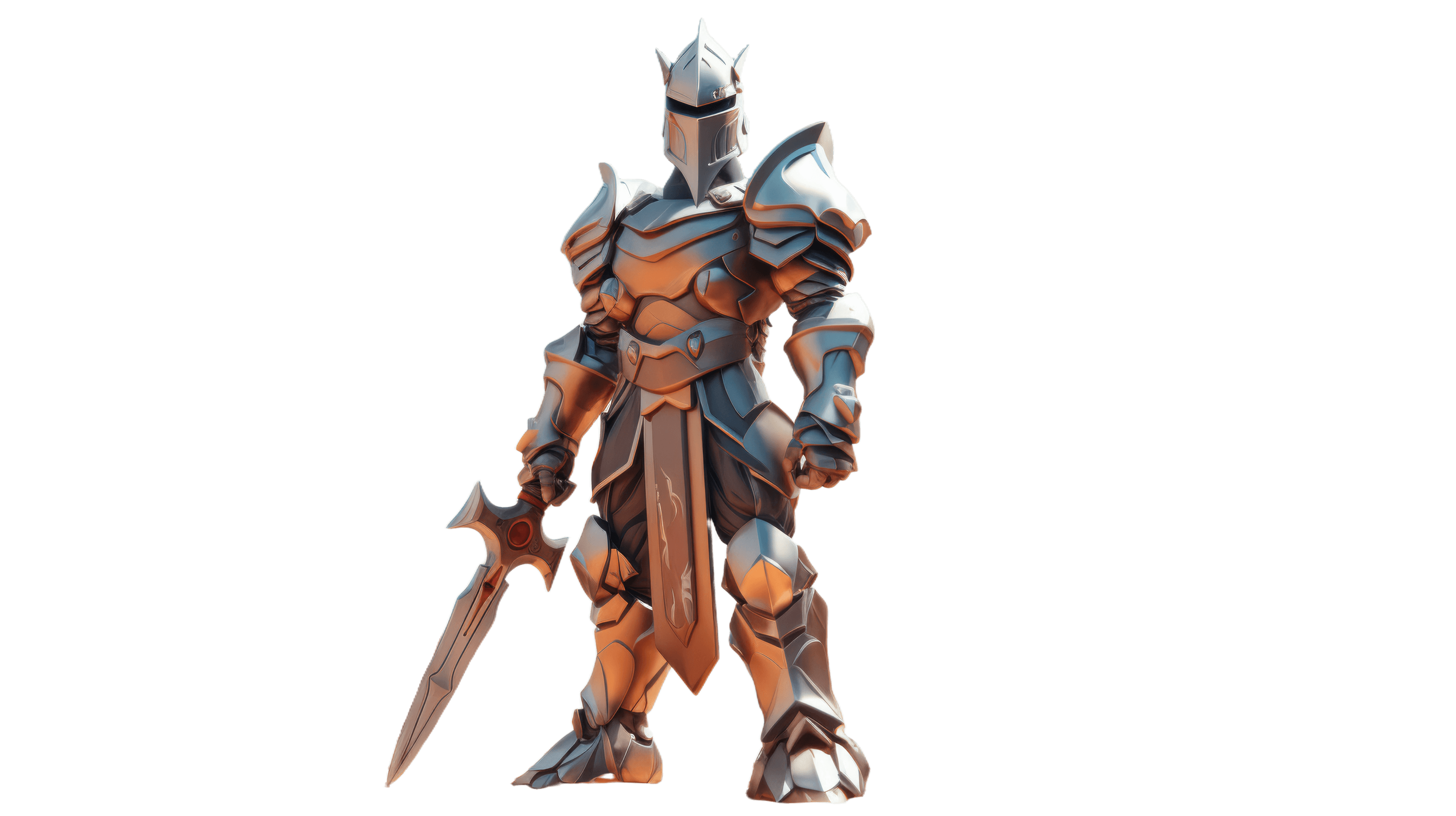 Armored knight character sprite